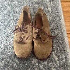 Zara Kids Brown Suede Shoes
